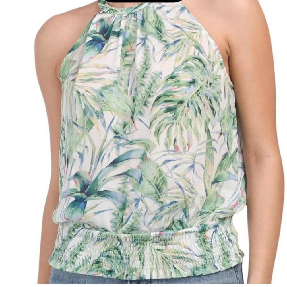 JOIE Smarey Silk Floral Halter Top - Size XS
